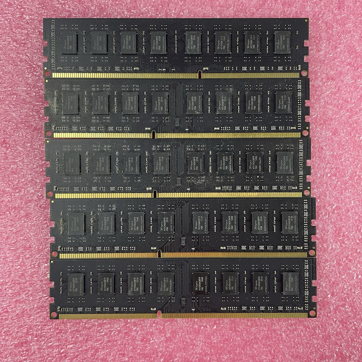 Kingston 8GB DDR3 240 Pin DIMM 40GB Total Black PCB Lot of 5 Untested1
