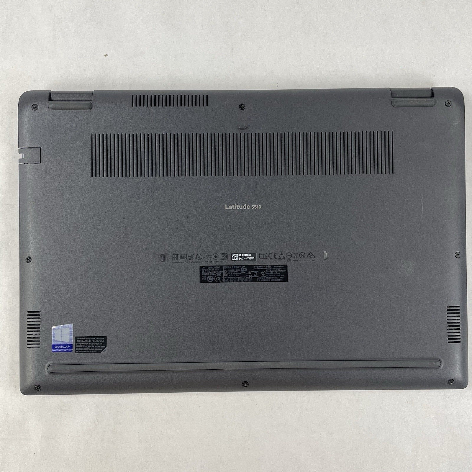 Dell Latitude 3510 15.6" i5-10210U 1.60 GHz 8 GB RAM No SSD/OS/AC/Battery15