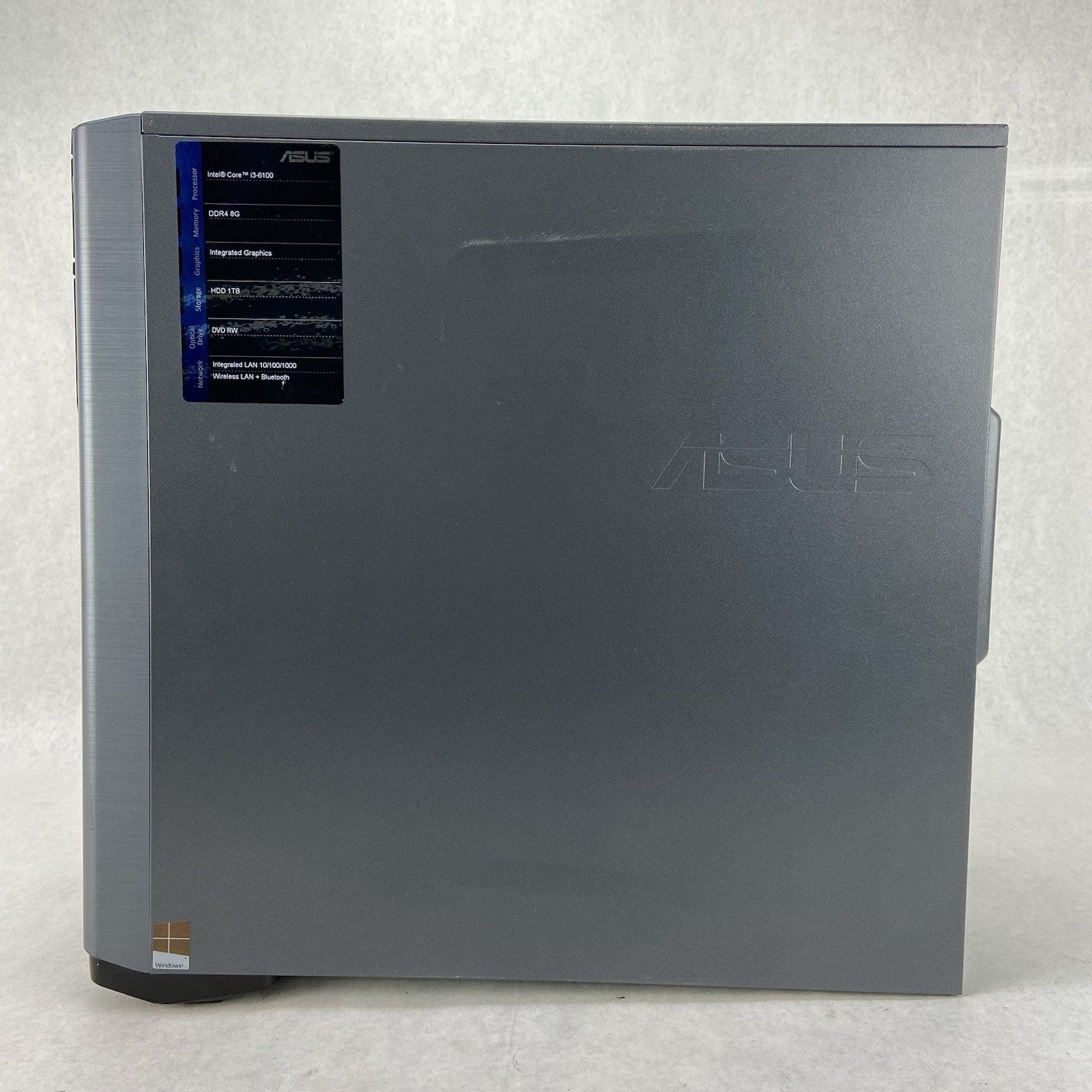 ASUS M32CD MT Intel Core i3-6122 3.7GHz 8GB RAM No HDD No OS3