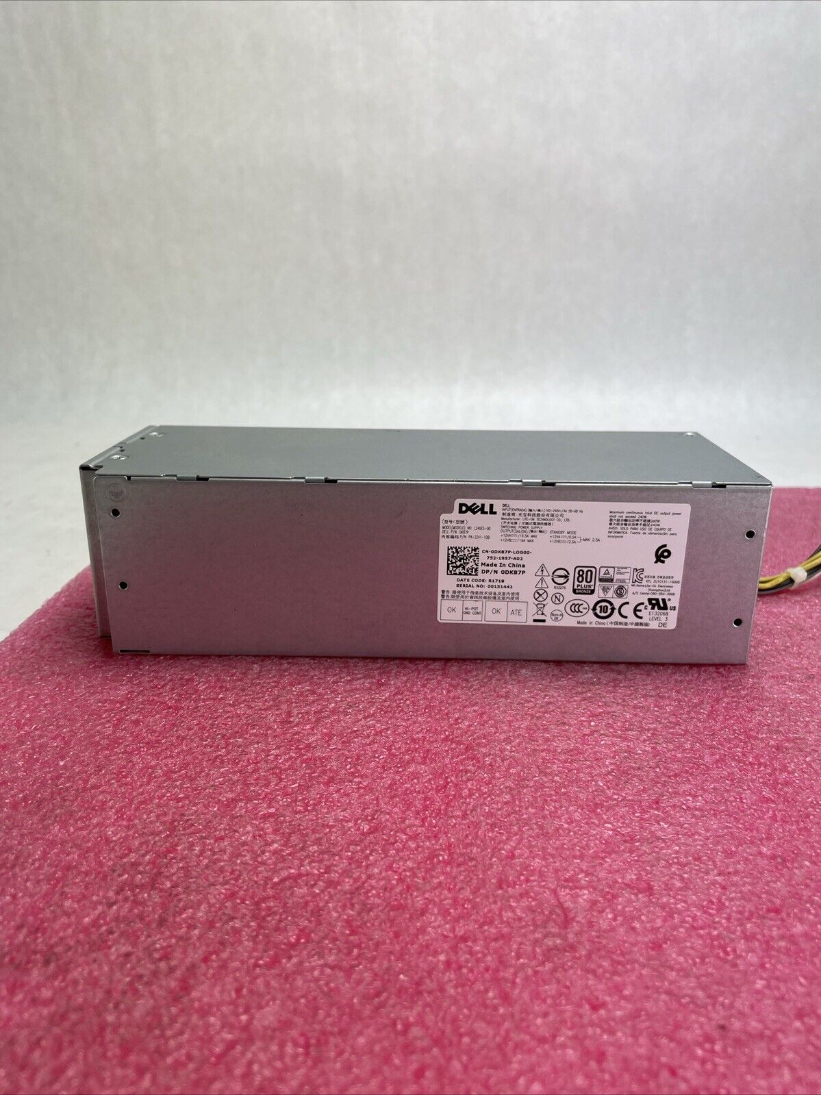 Dell L240ES-00 DK87P 240W Power Supply
