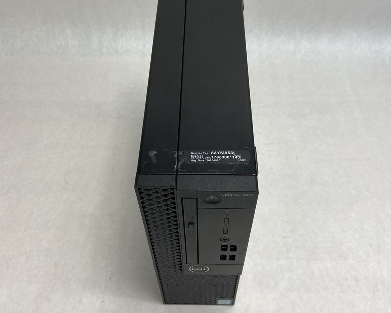 Dell Optiplex 3070 SFF Intel Core i5-9500 3GHz 8GB RAM w/Network Card No HDD/OS