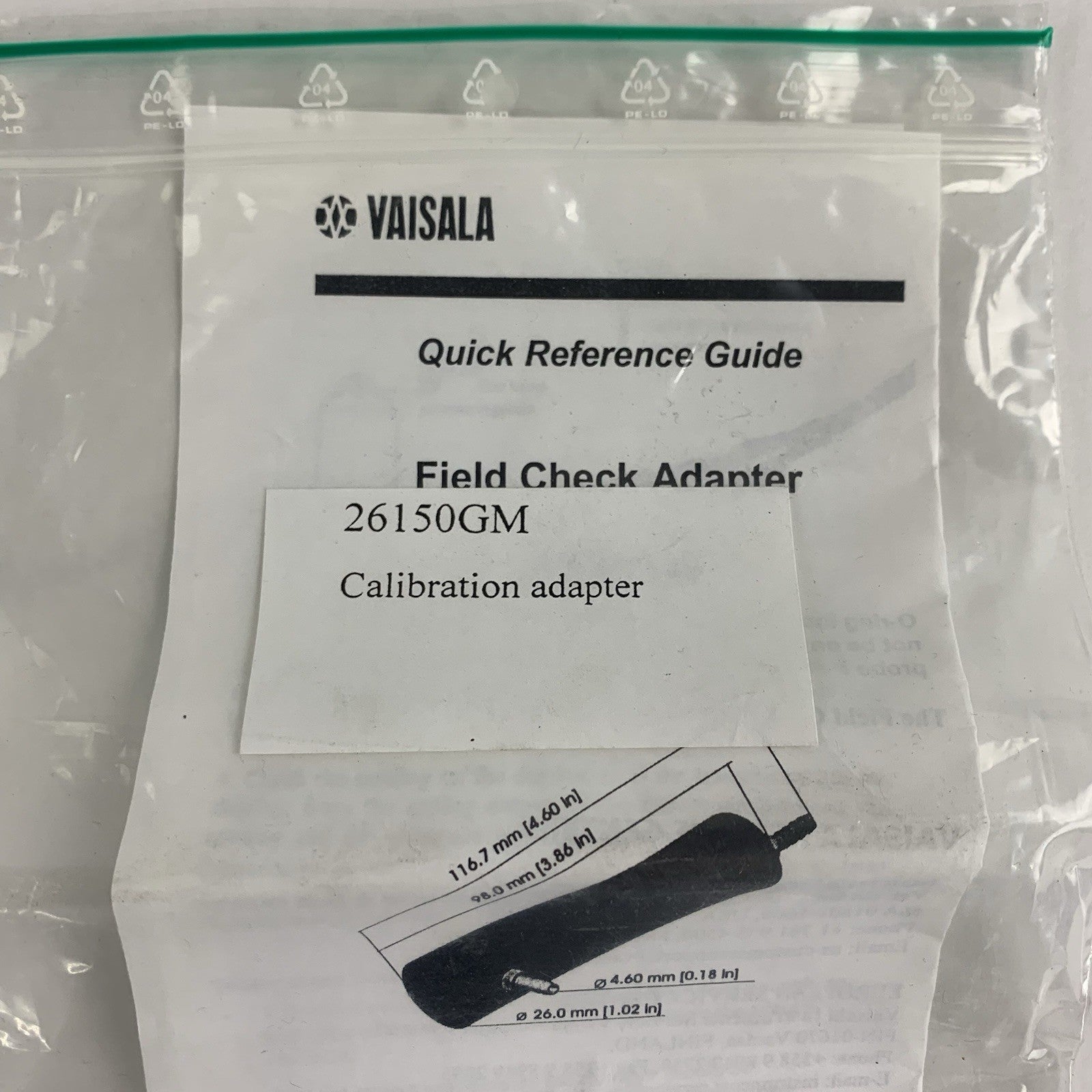 Vaisala 26150GM Field Check Calibration Adapter2