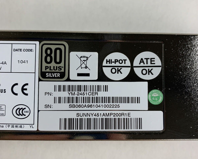 FSP Group Power Technology YM-2541C Power Supply Tested