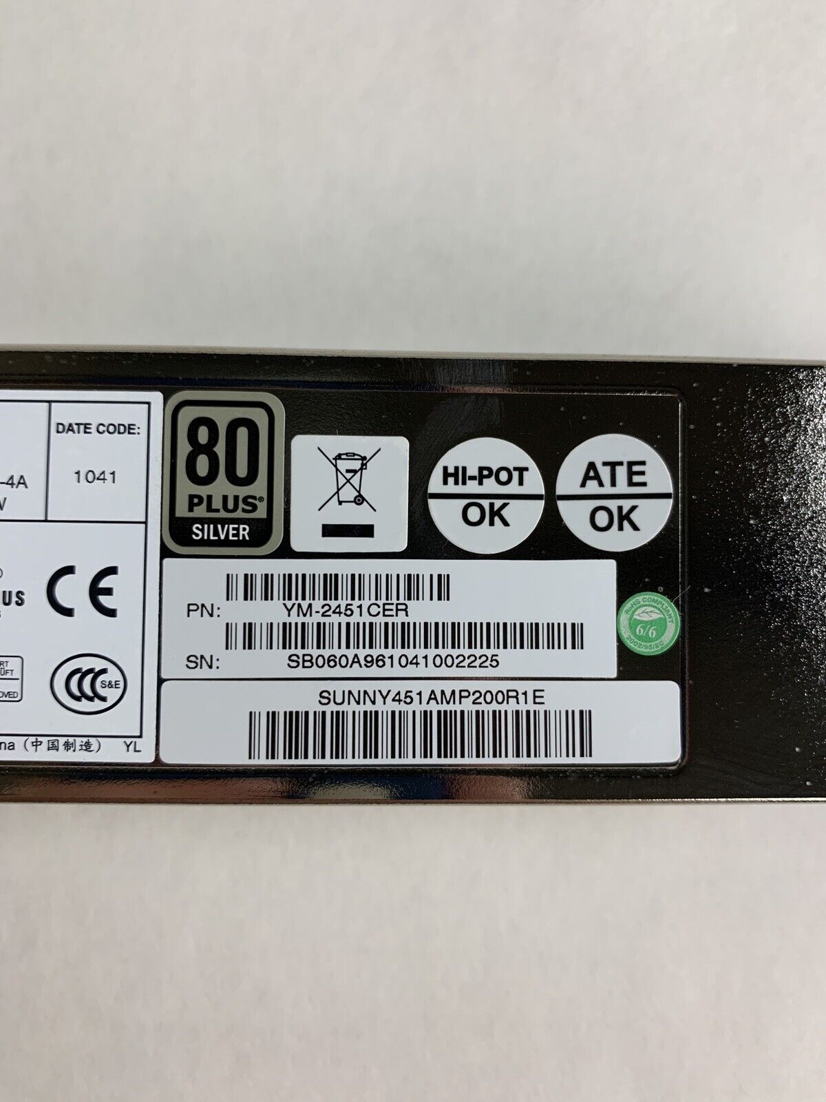 FSP Group Power Technology YM-2541C Power Supply Tested