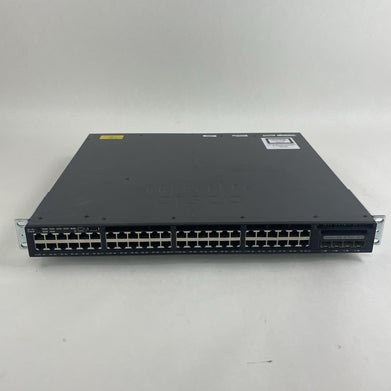Cisco WS-C3650-48PS-S V01 Tested & Reset 2X PSU