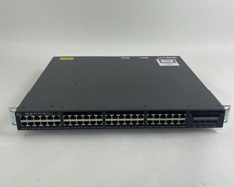 Cisco WS-C3650-48PS-S V01 Tested & Reset 2X PSU