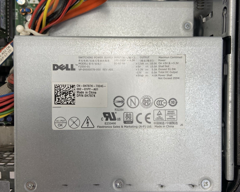Dell Optiplex 380 DT Intel Core 2 Duo E7500 2.93GHz 4GB RAM No HDD No OS