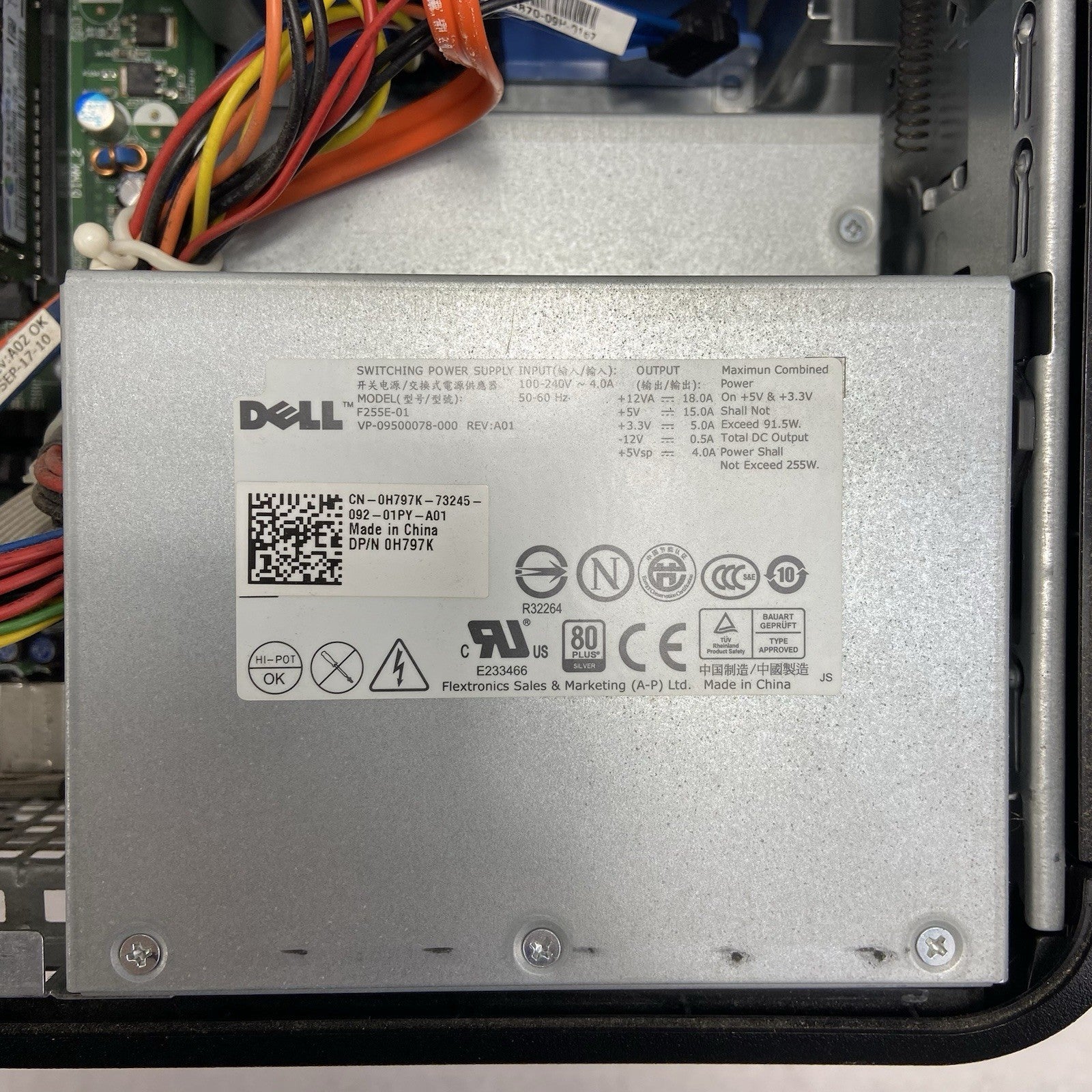 Dell Optiplex 380 DT Intel Core 2 Duo E7500 2.93GHz 4GB RAM No HDD No OS9