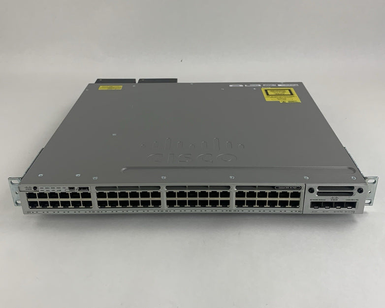 Cisco Catalyst WS-C3850-48U-S V07 48 Port Switch Tested w/C3850-NM-2-10G 2x PSUs