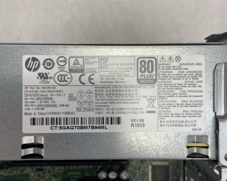 HP ProDesk 400 G4 SFF Intel Core i5-7500 3.4GHZ 8GB RAM No HDD No OS