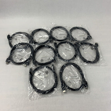 Lot of 10 HDMI Cords Unbranded Assortment 3'-6' New
