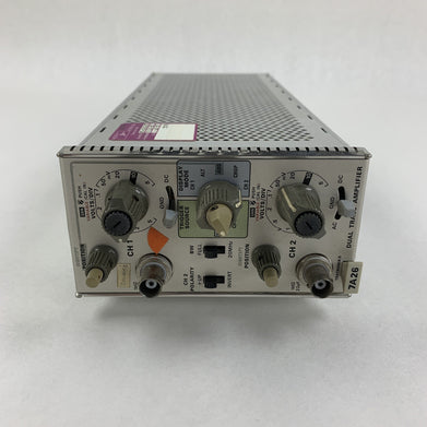 Tektronix 7A26 Dual Trace Amplifier Oscilloscope Plug-In Power Tested