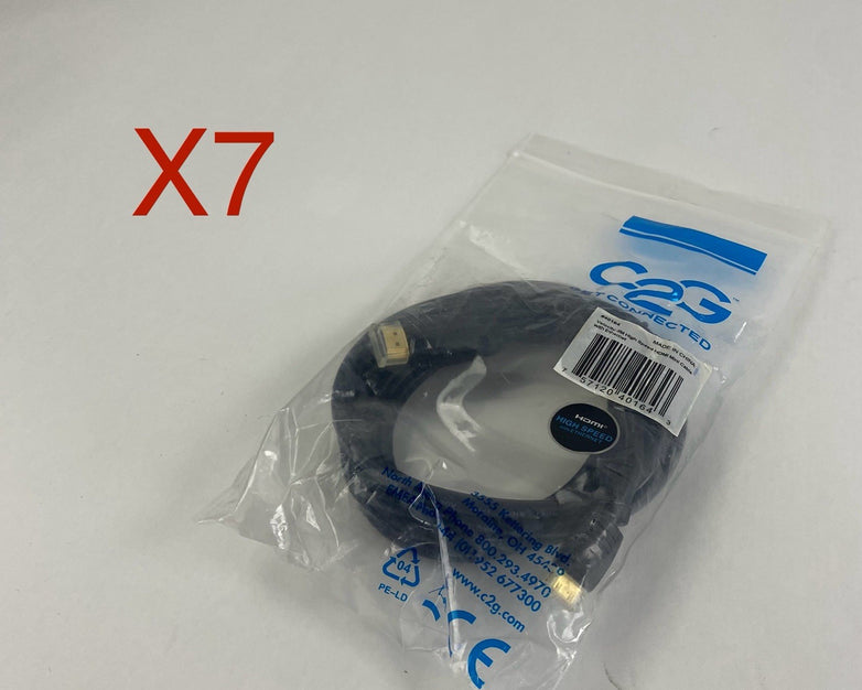 C2G 40164 Velocity 3M High Speed Mini HDMI Cable w/ Ethernet Lot of 7