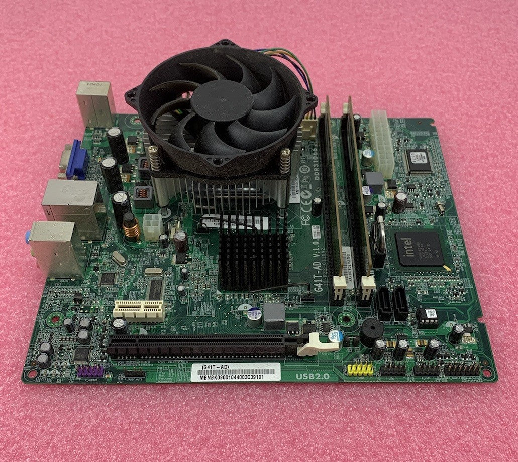 Acer Aspire X1900 G41T-AD Motherboard Celeron E3400 2.6GHz 2GB RAM w/ Shield