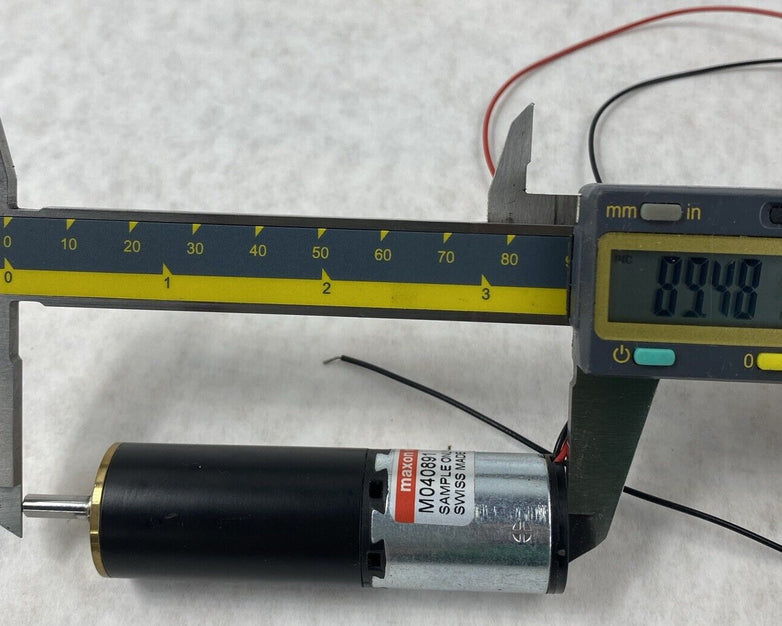 Maxon M040891 060 451740 Swiss DC Servo Motor Sample TESTED