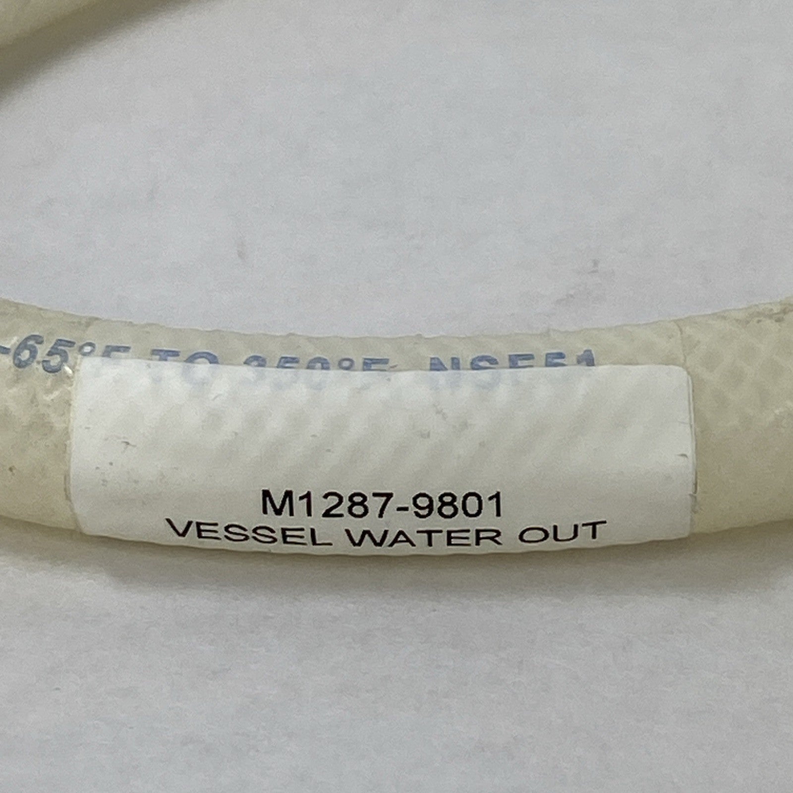 Trelleborg M1287-9801 CW100 1.25-3.5L Vessel Water Out Silicone 15” Tubing2