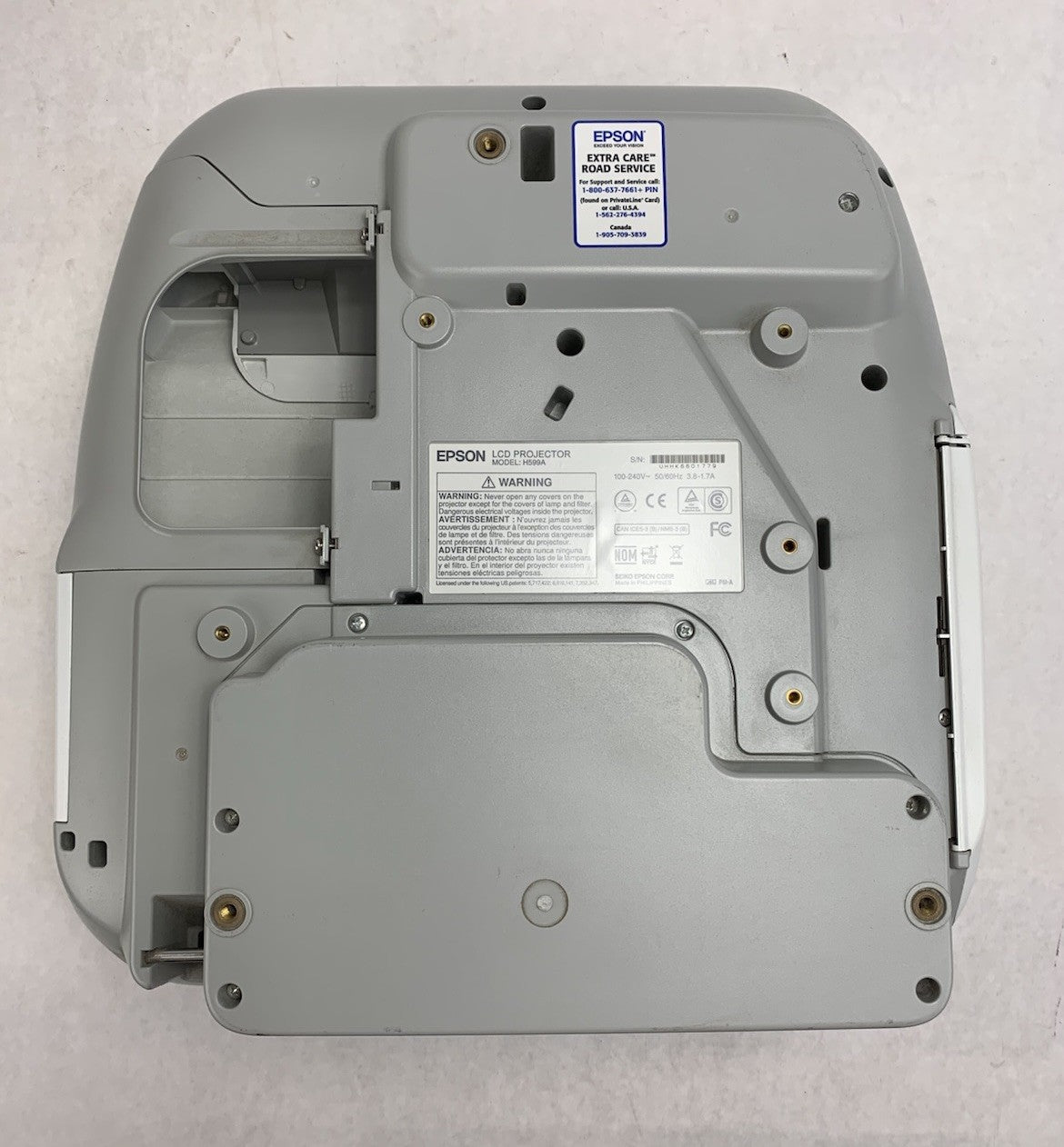 Epson BrightLink 595Wi H599A LCD Lamp Projector 2326 Lamp Hours - No Remote6