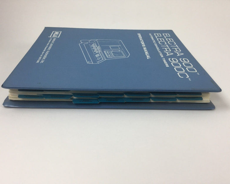 Medical Laboratory Operators Manual for Electra 900 and 900C