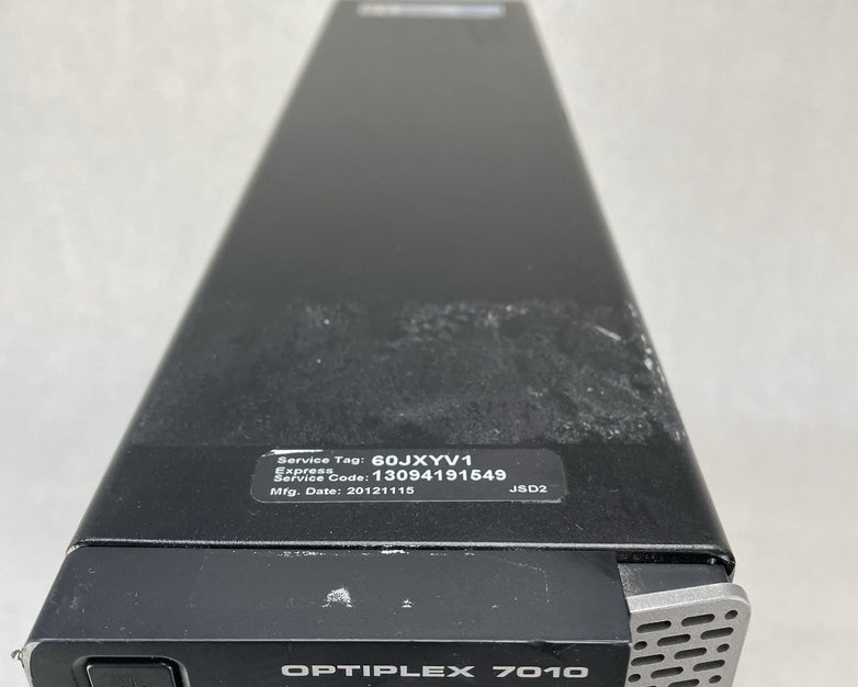 Dell OptiPlex 7010 DT Intel Core i3-3220 3.30 GHz 4 GB Ram No HDD No OS