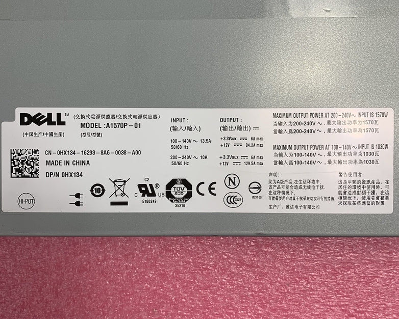 Dell PowerEdge A1570P-01 1570W Server Power Supply