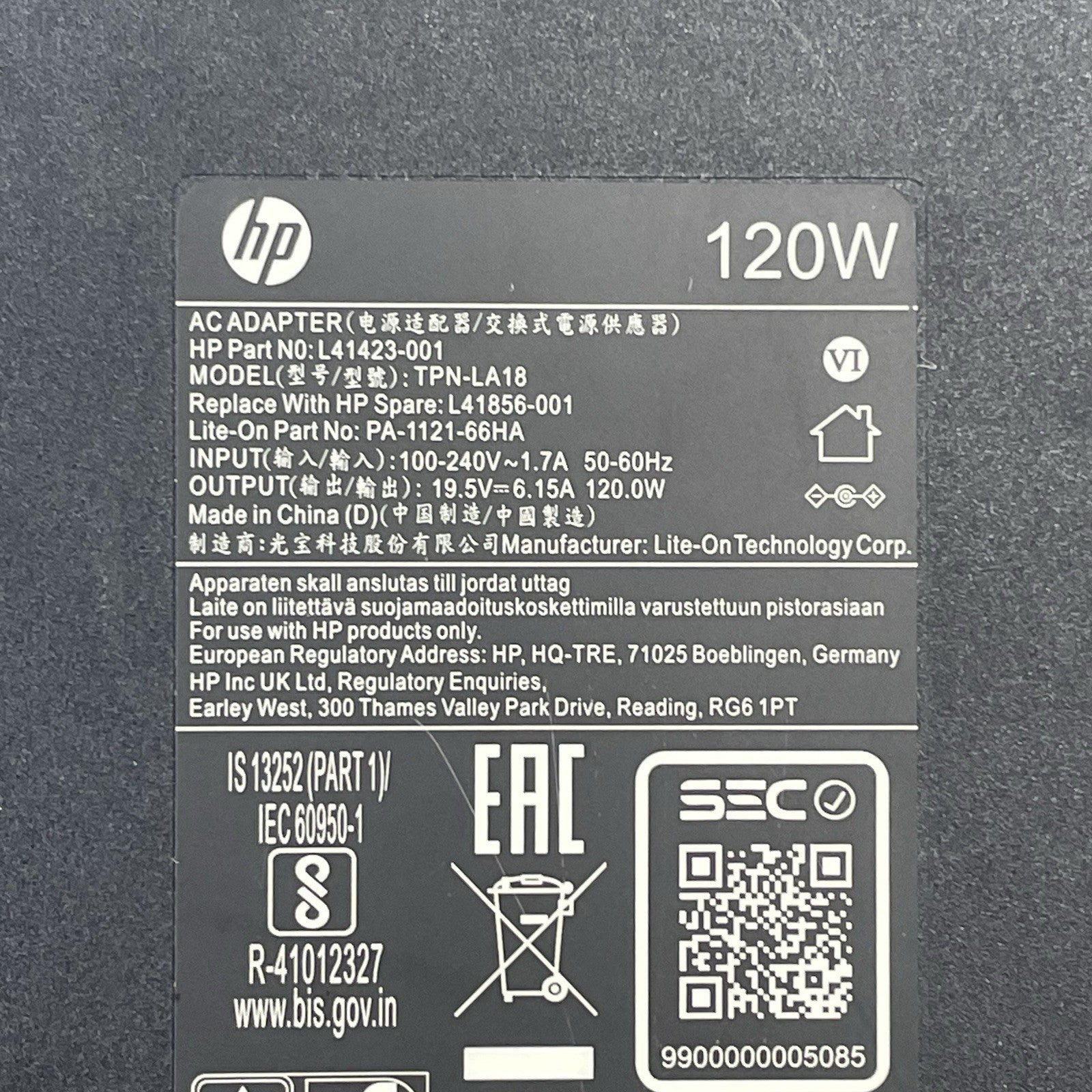 HP TPN-LA18 120W Blue Tip AC Adapter  Lot of 25