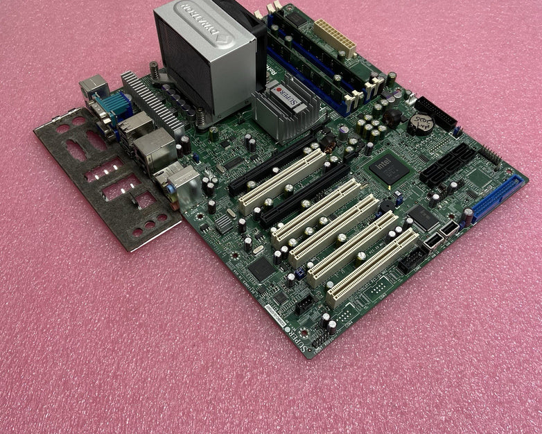 Supermicro C25BC-Q Motherboard Intel Core 2 Duo E8400 3GHz 4GB RAM w/Shield
