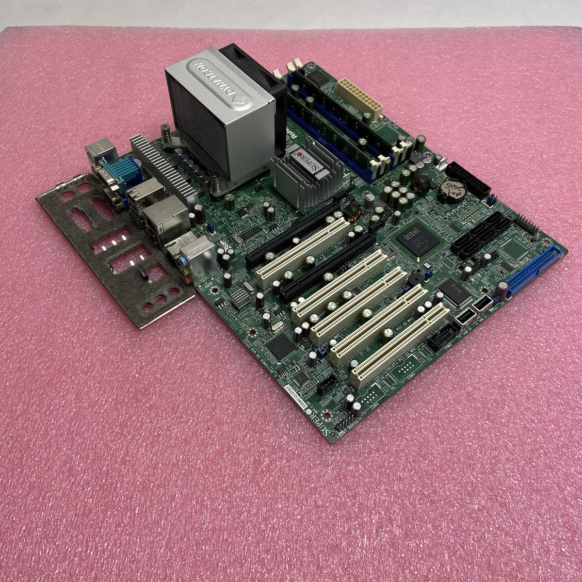 Supermicro C25BC-Q Motherboard Intel Core 2 Duo E8400 3GHz 4GB RAM w/Shield0