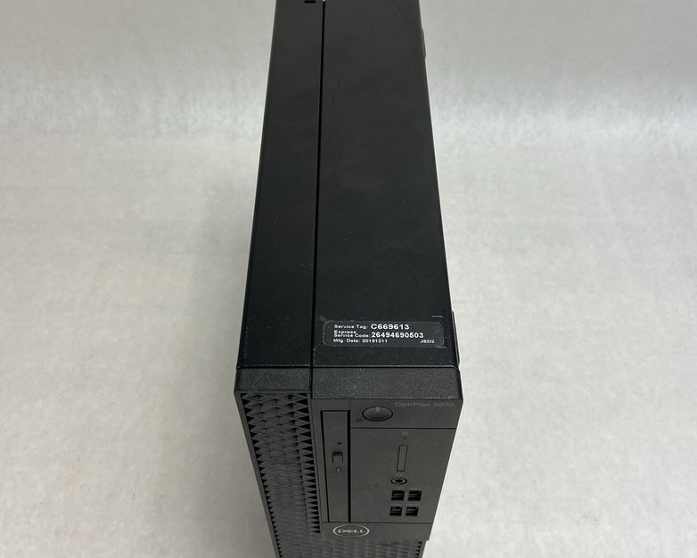 Dell Optiplex 3070 SFF Intel Core i5-9500 3GHz 8GB RAM No HDD No OS