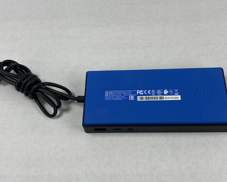 HP Elite USB-C TPA-B01 Docking Station Power Tested (Lot of 2)