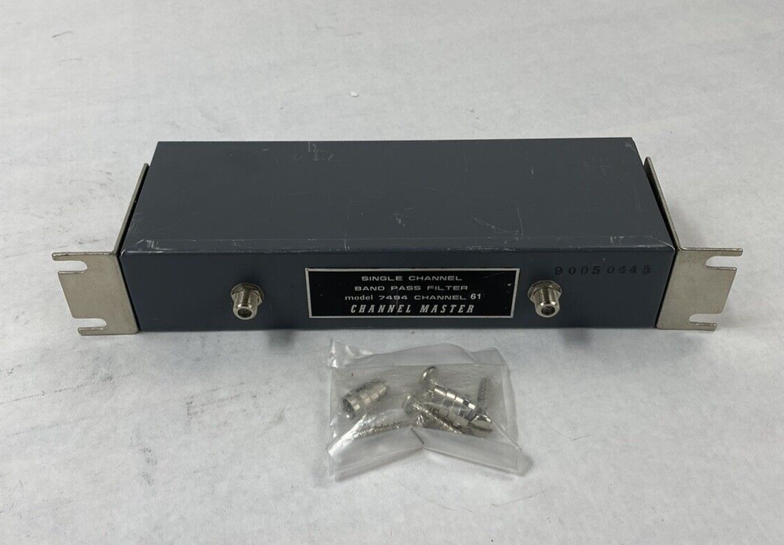 Channel Master MATV Systems Model 7494 Band Pass Filter UHF Band Channel 61