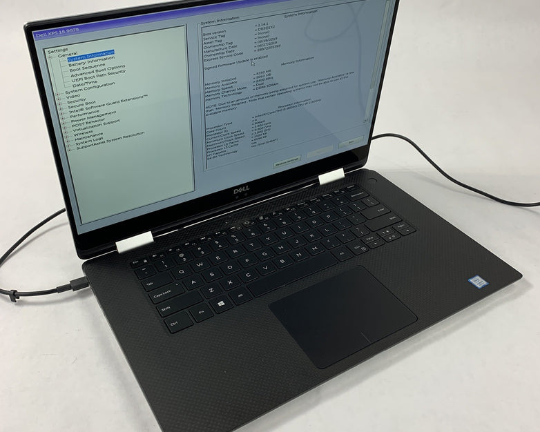 Dell XPS 15 9575 2-in-1 15.6" i5-8305G 2.8 GHz 8 GB Ram No OS No HDD No Batt
