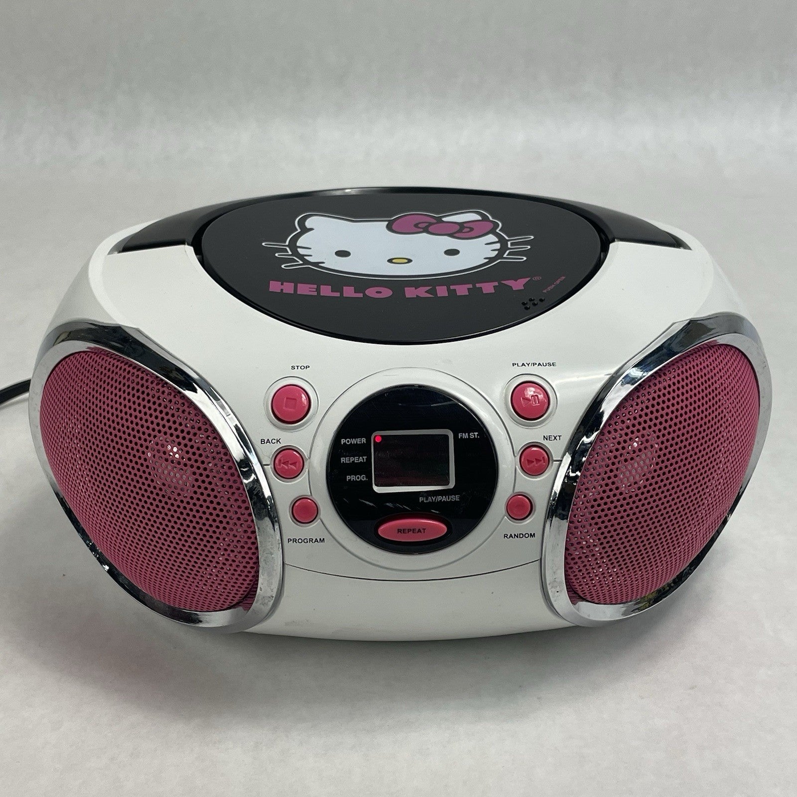 Hello Kitty KT2026MBY CD Player AM FM Radio Boombox 2013 Tested1
