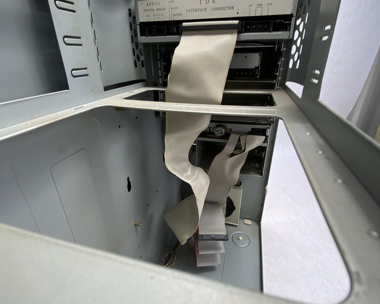 Beige In-Win A500 Mid Tower ATX Computer Case Bare Bones No PSU