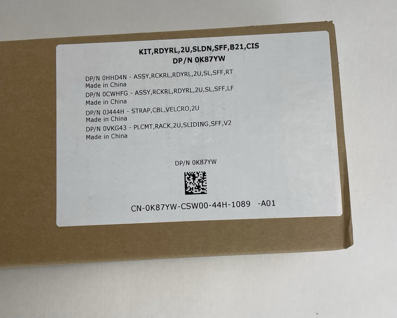 Dell B21 Ready Rails 2U Sliding Rails 0K87YW