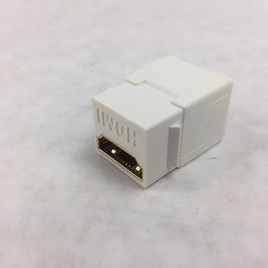 Lot of 5 C2G Snap-In HDMI Keystone Module - White