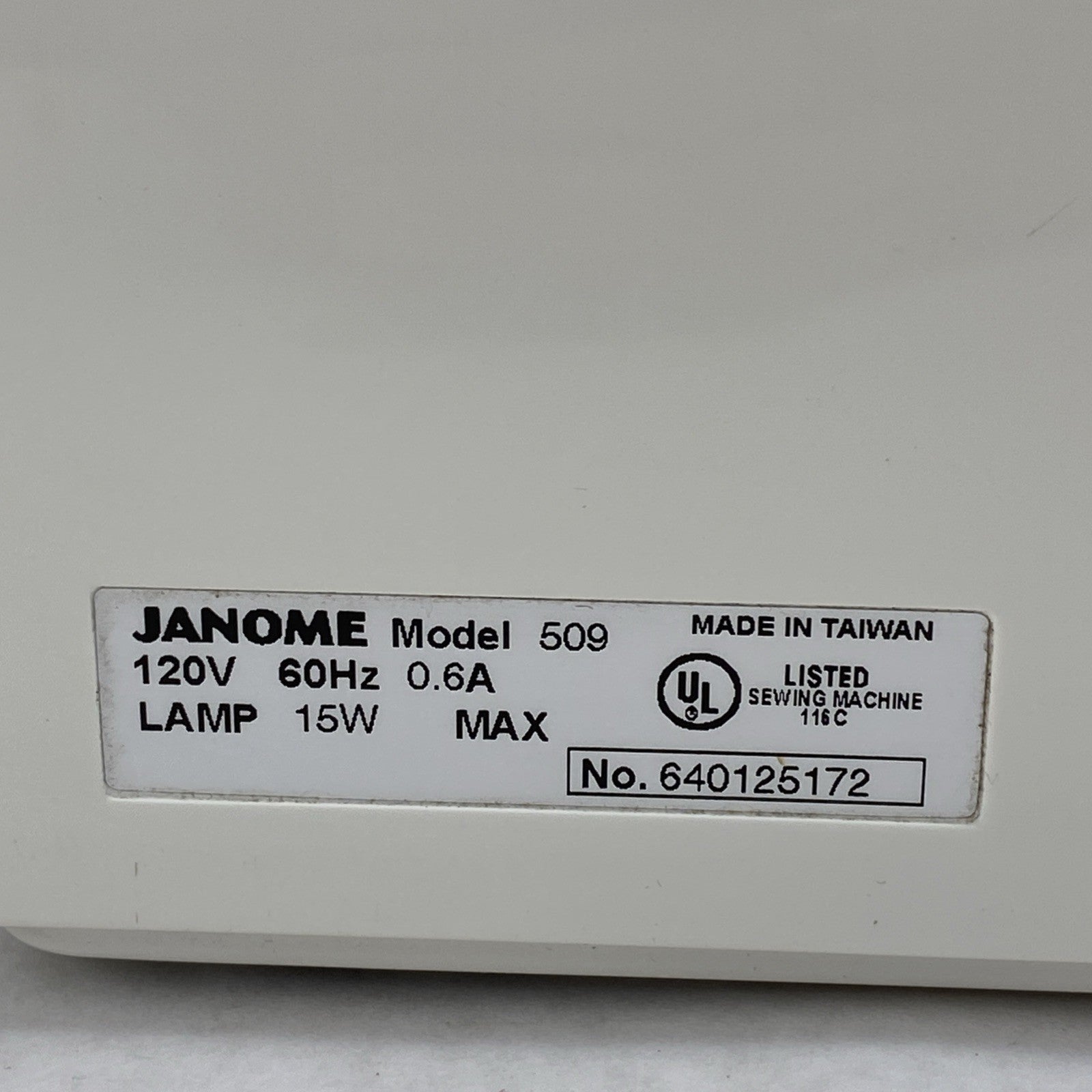 Janome Sewist 509 Sewing Machine - Parts or Repair7