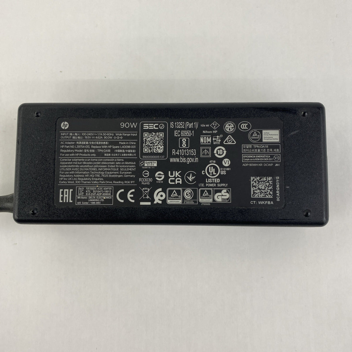 HP TPN-DA18 90W 19.5V 4.62A 7.4mm barrel AC Adapter - Lot of 10 No Power Cord6
