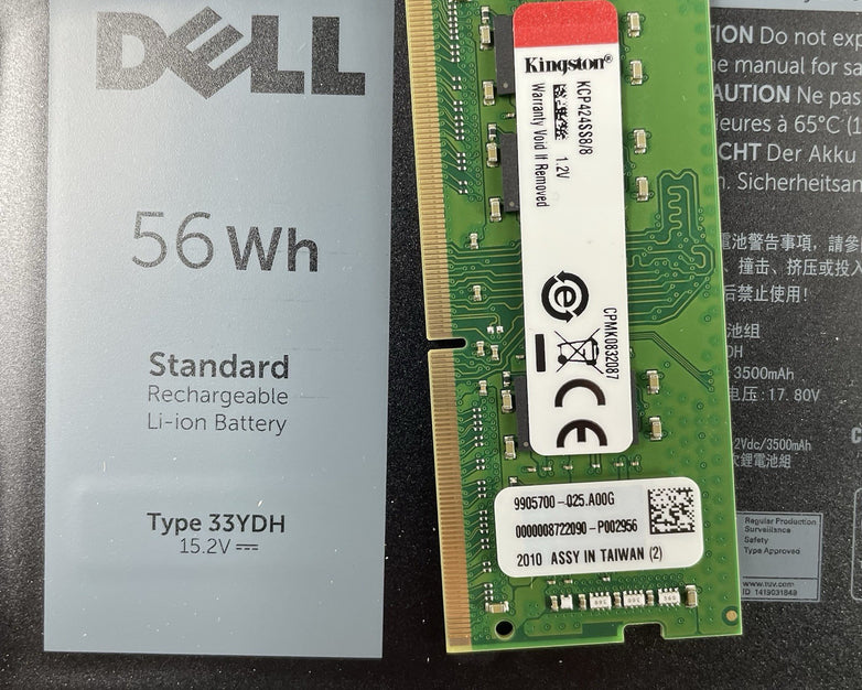 Dell Latitude 3500 15.6" Core i7-8565U 1.80 GHz 8 GB RAM No HDD No OS