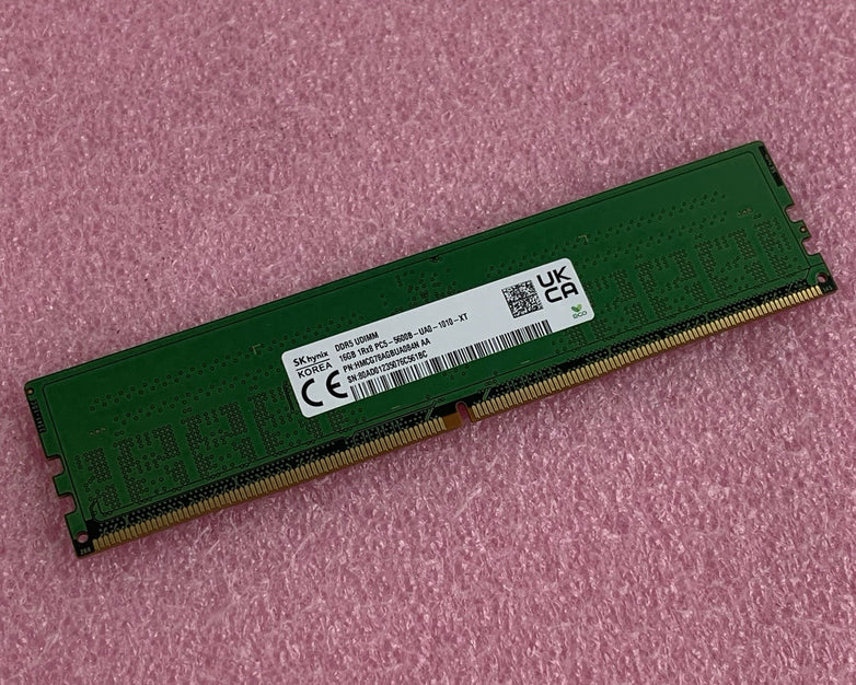 SK Hynix HMCG78AGBUA084N AA DDR5-4800 1x16GB UDIMM Desktop Memory RAM