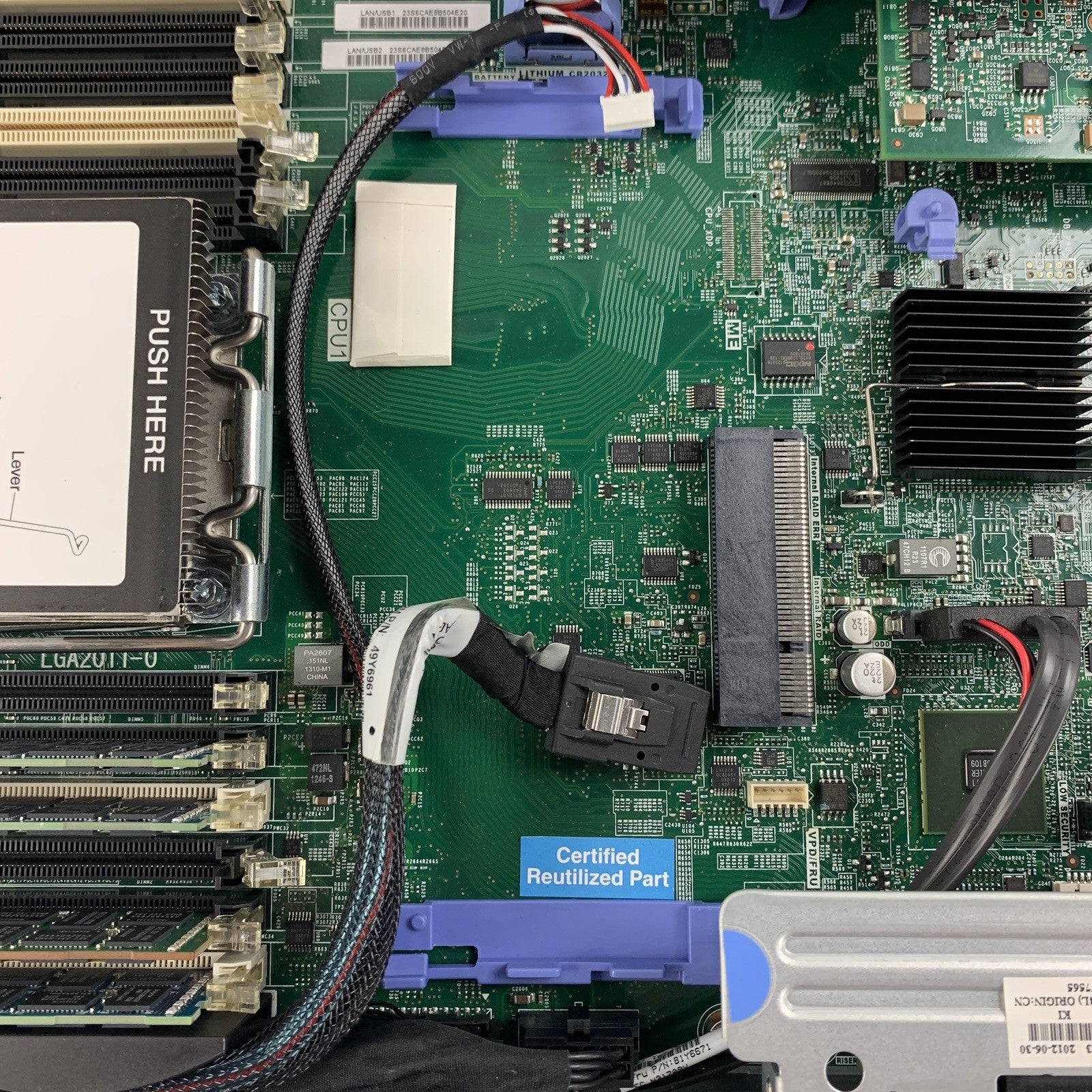 IBM System X3550 M4 Server 1x Xeon E5-2620 2.6 GHz 32 GB Ram No OS No HDD