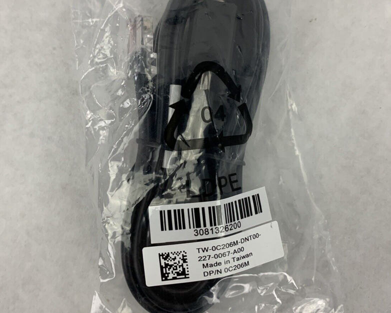 New OEM 0C206M Dell PowerConnect 8024 CAT5 Serial Cable RJ45-to-DB9
