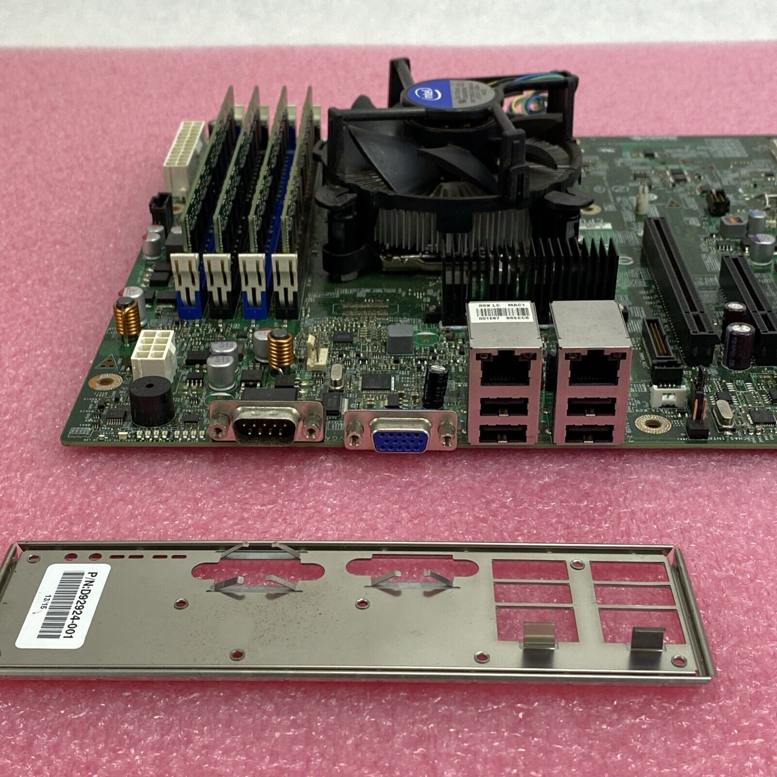 Intel S1200BTL Motherboard Intel Xeon E3-1230V2 3.3GHz 32GB RAM w/ Shield