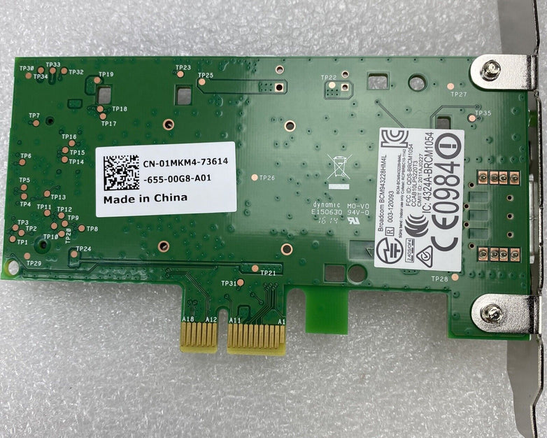 Dell 01MKM4 PCIe Network Card 03676J (Lot of 5)