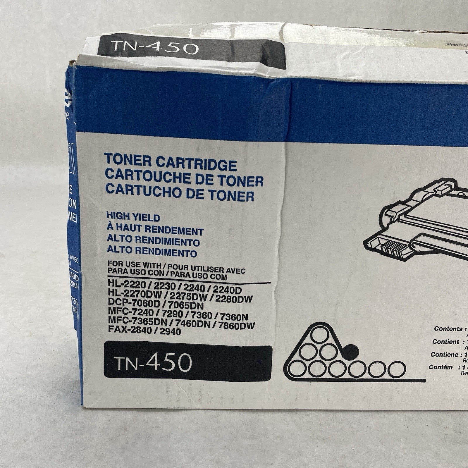 Brother TN450 TN-450 Black Toner Cartridge2