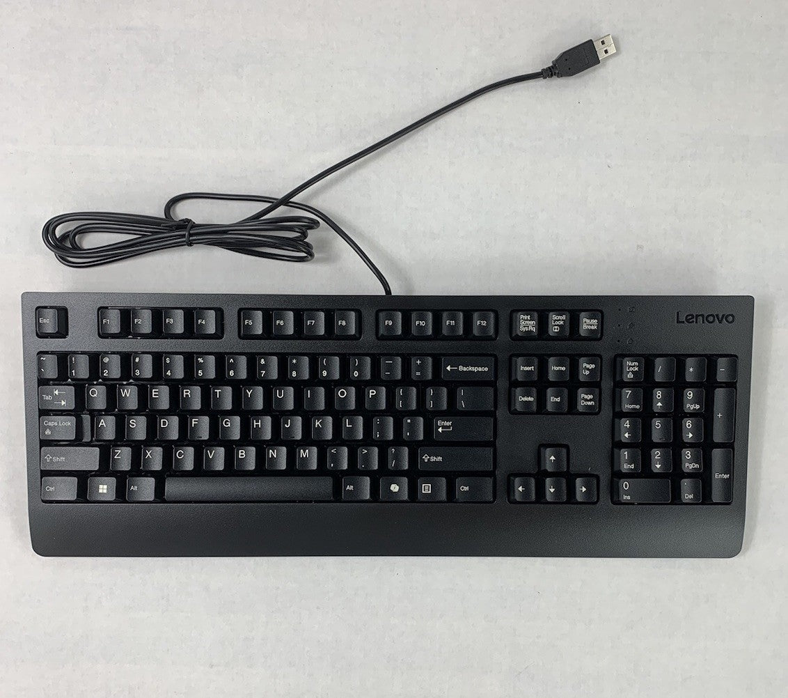 Lenovo SK-8827 USB Wired Keyboard (Lot of 2)