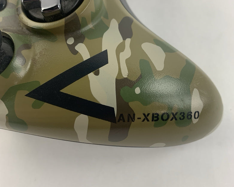 Xbox 360 Green Camouflage Camo Special Edition Halo Controller - Untested