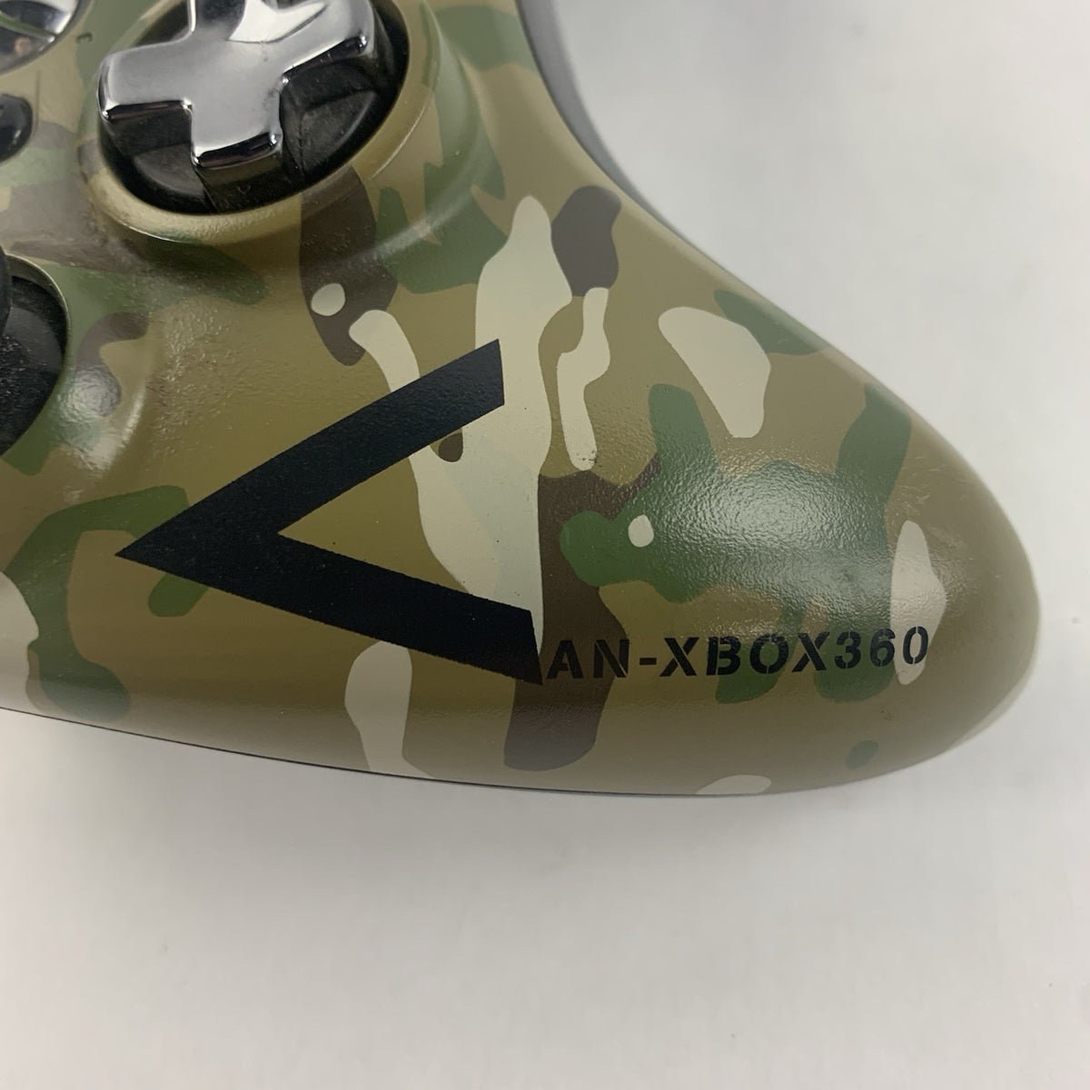 Xbox 360 Green Camouflage Camo Special Edition Halo Controller - Untested10