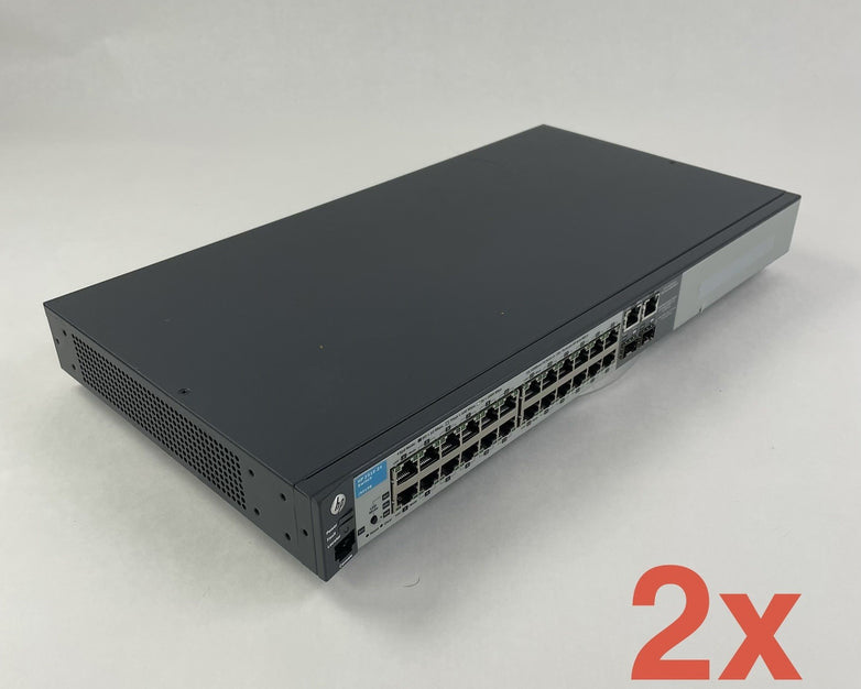 HP J9019B 2510-24  24 Port ProCurve Tested and Reset Lot of 2