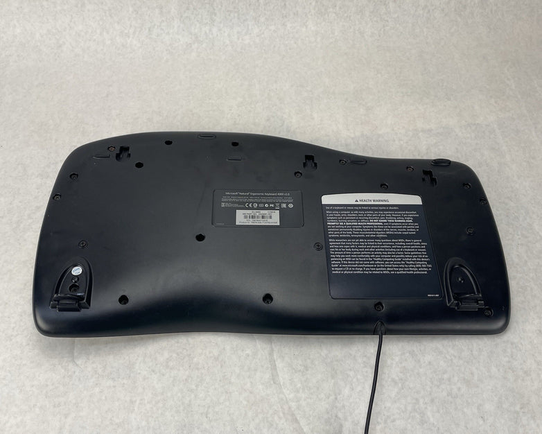 Microsoft 4000 V1.0 KU-0462 1048 Natural Ergonomic Keyboard USB Tested