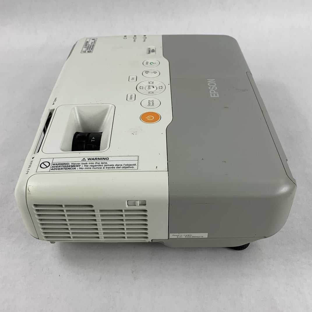 Epson PowerLite 93+ H382F LCD Lamp Projector 1104 Lamp Hours - Lamp Hours2